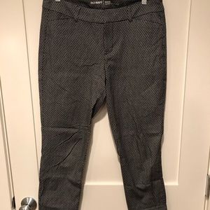 Old Navy Black and White Pixie Pants
